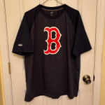 Stitches Boston Red Sox  Navy Blue Casual MLB T-Shirt Photo 0