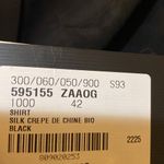 Gucci  Silk Crepe Black Shirt size IT 42 Photo 4