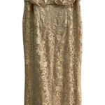 Everly Revelry Champaign Lace Bridesmaid‎ Dress Formal Evening Gown Sleeveless size 6 Photo 0