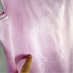 Vintage Y2K Satin Babydoll Tank Top by R.Q.T. Sz M NWT Deadstock Pink Lace Size M Photo 6