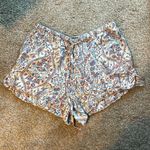 Brandy Melville  Blue & Red Pattern Shorts Photo 2