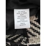 Coldwater Creek Houndstooth Blazer Chenille Jacket Black Size 12 Petite Womens Photo 5