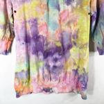 Kensie Medium Jacket Carnival Camouflage Handmade Tie Dye Yellow Purple 243 Photo 2
