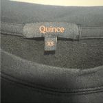 Quince New SuperSoft Fleece Crew Black, New with Out Tags Photo 3