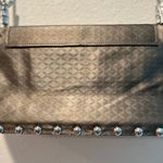 Tomboy Totes Quilted Metallic studded purse Oregon Ducks Cable wire handles Gray Photo 13