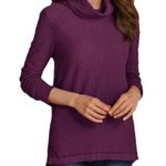 Soft Surroundings  Chelsea Cowl Neck Sweatshirt Top Large Photo 0
