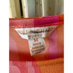 Tori Richard  Women's Resort Wear Bright Watercolor Boat Neck Shift Dress M Photo 3