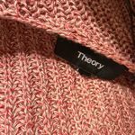 Theory Lalora linen cotton carmine red knit sweater Photo 7