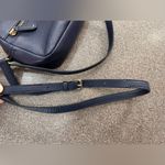 Diane Von Furstenberg  DVF Milo leather cross-body bag navy w/gold accents Photo 7