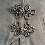 Patrick Petite‎ Vintage 100% Silk Black Sleeveless Sheath Midi Dress Size 4P Photo 5