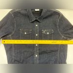 Carhartt  WS010 - Women's Denim Snap-Front Shirt Size XXL Blue Stretch Photo 4