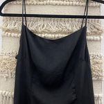 Nasty Gal Black Satin Dress Photo 2