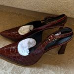 Veronica Beard  Callie Leather Cap-Toe Slingback Pumps Photo 2