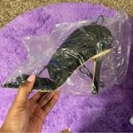 Good American  Lace Up Stiletto Sandals 9.5 Photo 2