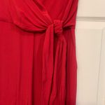 Maeve Red Side Tie Size 4 short Sleeves Wide Leg Jumpsuit 2130 Photo 3