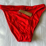 SKIMS  swim ‎ HIGH LEG BIKINI BOTTOM COLOR RUBY SIZE S NWT Photo 0
