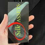 Diane Von Furstenberg DIANE Bon Furstenberg Black Silk Blazer Size Medium NWT Photo 6