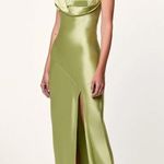 Nicholas Duna Gown/formal maxi dress lime green special occasion dress Size 2 Photo 1