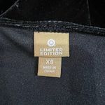 Target Black Velvet V Neck Sleeveless Dress Photo 3