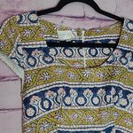 Anthropologie ANTHRO COREY LYNN CALTER SUGARED DRESS FIT AND FLARE CAP SLEEVE LINED BOHO 0 Photo 2