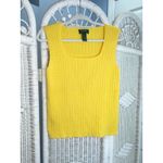 Ralph Lauren Lauren Yellow Cable Knit Sweater Tank Top Size XL Classic Prep Photo 5