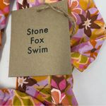 Stone Fox Swim Roca Bikini Bottom Retro Pop Cheeky Colorful Floral Sexy Size XS Photo 8
