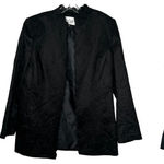 Vintage Le Suit Black Blazer, Pants &‎ Top Set Size 14 Photo 0