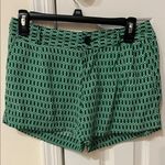 Banana Republic Green Bermudas with Geometric Print Photo 0