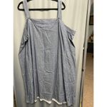 Eileen Fisher Shift Dress Women's 3X Airy Organic Cotton Twill Square Neck A35 Photo 4