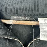 Banana Republic Black Poncho Sweater One Size Cotton Minimalist Quiet Luxury Nwt Photo 1