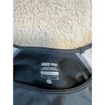 Nike  Pro Women's Training Long Sleeve Tee Pullover Thumb Holes Gray M Photo 7