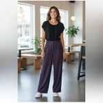 Pendleton Vintage  Women’s Suit Blazer Sz 10 & Pants Sz 14 Purple Striped Wool Photo 8