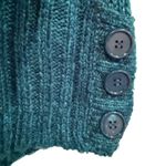 New Directions Ombre Shawl Collar Knit Sweater Mini Dress Women's XL Boho Hippie Blue Photo 6