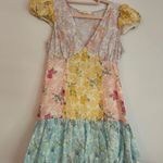 Love Shack Fancy multi color floral mini dress Photo 0