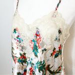 Vintage Victoria's Secret floral lace satin cami M/L White Size M Photo 4