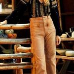 DOEN Maritime Corduroy Pants Women’s Size 25 Organic Cotton Patch Pockets USA Tan Photo 2