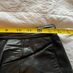 Genuine leather black pencil skirt Size 8 Photo 2