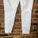 Old Navy  White Wash Distressed Denim Rockstar Super Skinny Ankle Jeans Women's 4 Photo 3