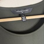 White House | Black Market Dress Womens Large Green Rib Midi Tank Side Slit NWOT Photo 5