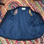 Vintage 60s/70s Evan Picone Navy & White Button Up Vest Mini Dress Blue Size 10 Photo 5