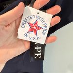 XScape NWT Scuba Off Shoulder Ruched Navy Bow Gown Size 12 Photo 8