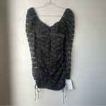 For Love & Lemons  x Free People Joanna Black & Gold Lace Mini Dress S NWT Photo 10