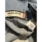 Levi's  505 Regular Fit Jean Medium Wash Distressed 90s Grunge High Rise 34x30 Photo 7