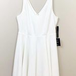 Lulus Lulu’s Darling Delight White Skater Sleeveless White Mini Dress Photo 1