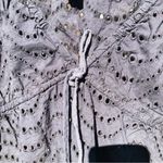 La Blanca  by Rod Beattie Black Babydoll Eyelet Swim Cover Up Dress S Photo 9