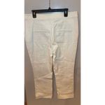 Veronica Beard  Kimra Ecru Flared Leg Pants - Size 16 Photo 2
