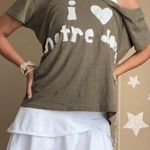 khaki sage green and white patchwork Notre Dame shirt size XL Photo 0