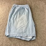 NYDJ NWT  Women's Relaxed‎ Denim Shorts Plus Size 28W Light Wash Pleated Front Photo 5