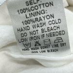 Blue Blush WHITE EYELET JUMPSUIT CROP LENGTH 100% COTTON PREOWNED Photo 8