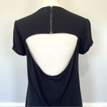 Alice + Olivia  AIR Black Cutout Back T-Shirt Maxi Dress Size 0 Photo 5